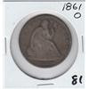 Image 1 : 1861 O SEATED HALF DOLLAR