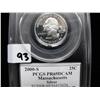 Image 1 : 2000 S SILVER 90% PCGS PROOF 69 DCAM QUARTER