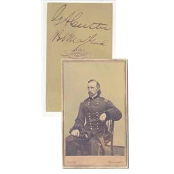 George Custer CDV Signed