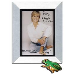 Princess Diana Signed Photo & Brooch