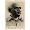 Image 1 : David Ben-Gurion Signed Photo