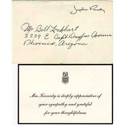 Jackie Kennedy JFK Funeral Card