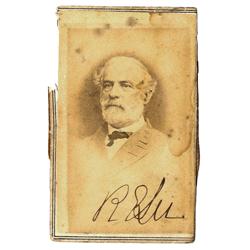 Robert E. Lee CDV Signed