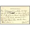 Image 1 : Helen Taft Autograph Note