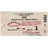 Image 1 : Hindenburg Ticket 5-6-37