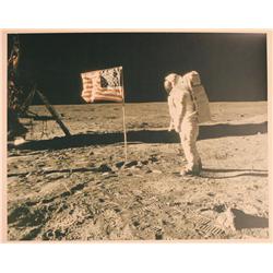 Buzz Aldrin Moonwalk Photo