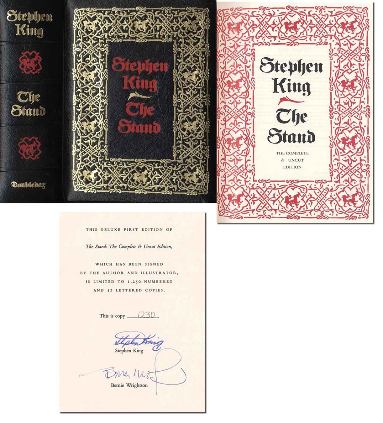 Stand Signed Stephen King Signed ''The Stand''