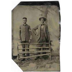 Tintype Two Pistoled Men