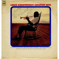 Louis Armstrong Signed Album