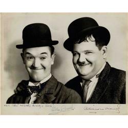 Laurel & Hardy Signed Photo
