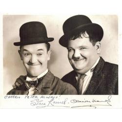 Laurel & Hardy Signed Photo