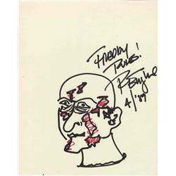 Freddy Krueger Sketch Signed