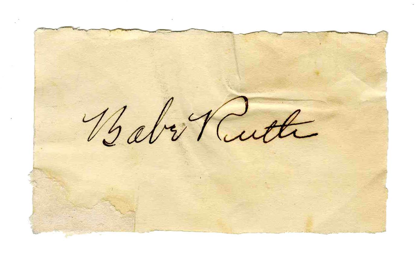 Babe Ruth Signature