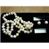Image 1 : GENUINE FRESHWATER PEARL NECKLACE & EARRINGS