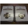 Image 1 : 1969-D/S JEFFERSON NICKELS NGC MS64-2 SLABS