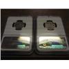 Image 2 : 1969-D/S JEFFERSON NICKELS NGC MS64-2 SLABS