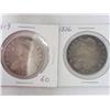 Image 1 : 1819-(VERY GOOD) & 1826-(AU) BUST HALF DOLLARS