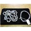 Image 1 : GENUINE FRESHWATER PEARL NECKLACE & BRACELET