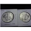 Image 1 : 2-1943 WALKING LIBERTY HALF DOLLARS (UNC)
