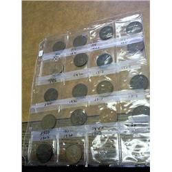 18 ASSORTED GREAT BRITAIN 1 PENNYS