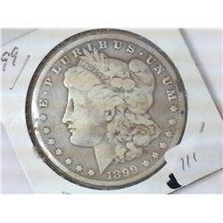 1899 MORGAN SILVER DOLLAR (BETTER DATE)