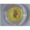 Image 2 : 1996 $5 GOLD AUSTRALIAN NUGGET 1/20 OZ OF GOLD