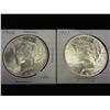 Image 1 : 1922 & 23 PEACE SILVER DOLLARS (UNC)