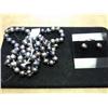Image 1 : GENUINE FRESHWATER PEARL NECKLACE & EARRINGS