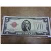 1928-G US $2 NOTE RED SEAL