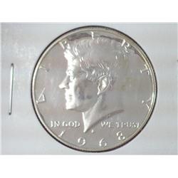 1968-S 40% SILVER KENNEDY HALF DOLLAR (GEM PF)