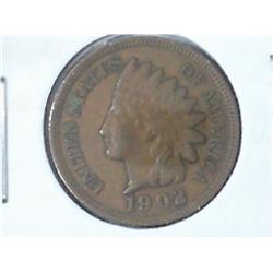 1902 INDIAN HEAD CENT (VERY FINE)
