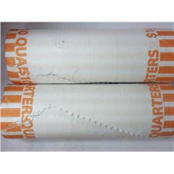 ROLLS OF 2001-P/D VERMONT QUARTERS UNC 2 ROLLS