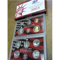 2003 US SILVER PROOF SET (WITH BOX)