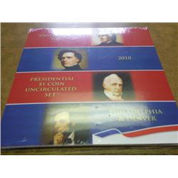 2010-P/D US MINT PRESIDENTIAL DOLLAR UNC SET