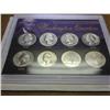 Image 1 : 8 DECADES OF WASHINGTON QUARTERS (AS SHOWN)