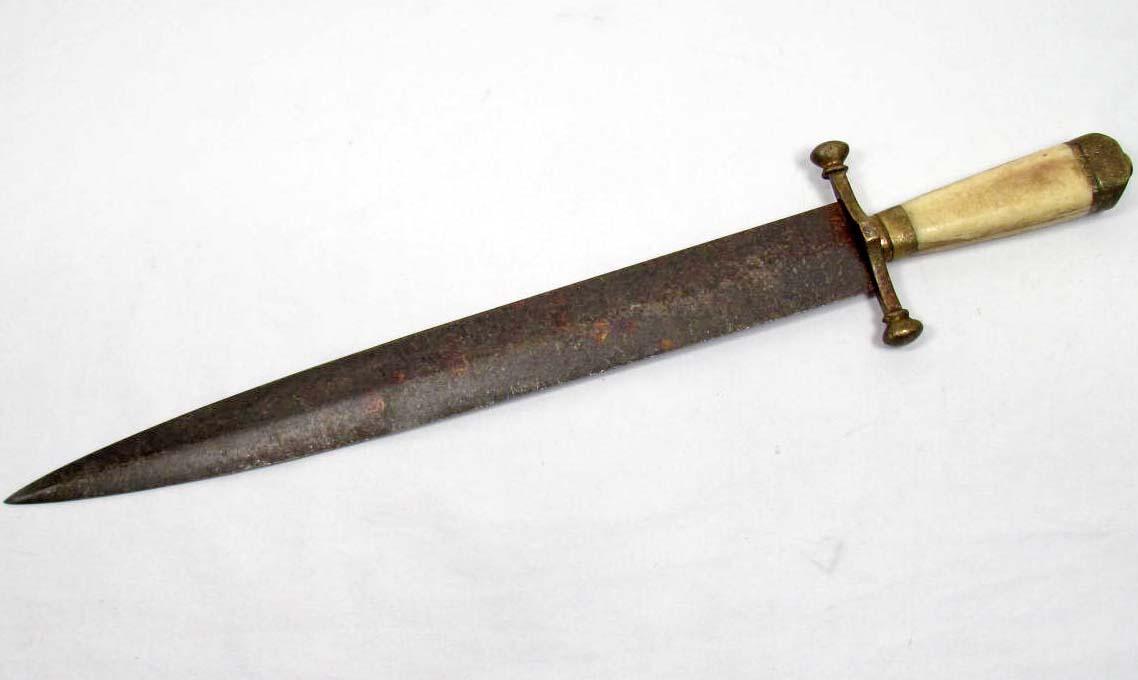 RARE CONFEDERATE CIVIL WAR 1861 PALMENTTO ARMORY SC BOWIE KNIFE
