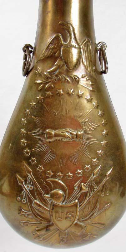 US PEACE GUN POWDER FLASK