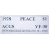 Image 3 : Philadelphia Mint 1928 Peace Dollar VF-30