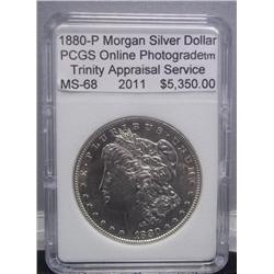 1880-P Morgan Silver Dollar MS-68 PCGS Appraised