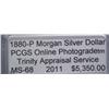 Image 3 : 1880-P Morgan Silver Dollar MS-68 PCGS Appraised