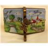 Image 2 : Limoge Hand Painted Picnic Basket Trinket Box