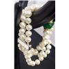 Image 2 : 7.50" Triple Strand Pearl Bracelet