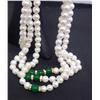 Image 1 : 18" Triple Strand Pearl Necklace