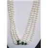 Image 3 : 18" Triple Strand Pearl Necklace