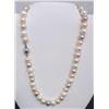 Image 1 : 16" Tri-Color Fresh Water Pearl Necklace