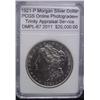 Image 1 : 1921-P Morgan Silver Dollar DMPL-67 w/ Appraisal