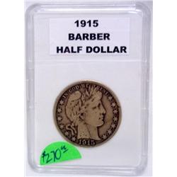 1915 Barber Half Dollar Fine-12