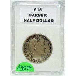 1915 Barber Half Dollar Fine-15