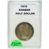 Image 1 : 1915 Barber Half Dollar Fine-15
