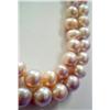 Image 2 : Double Strand Tri-Color Pearl Necklace